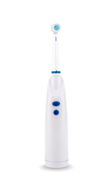 Gleam Kids Battery Powered (BATTERY NOT INCLUDED) White Rotating Toothbrush